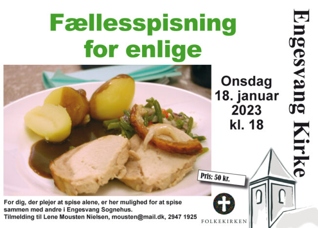 plakat fællesspisning